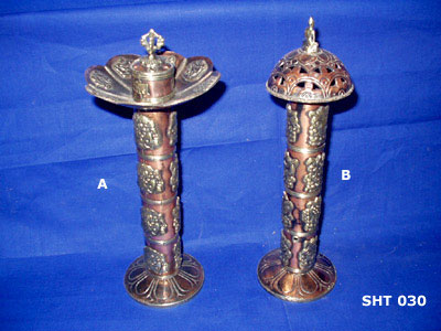 Incense Burner with Ashta Mangala