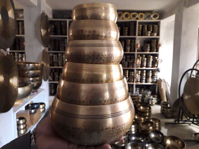 Hand Hammered Singing Bowls for Buddhist Prayers